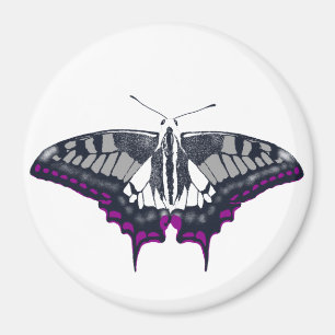 Asexual Flag Swallowtail Butterfly Magneet