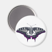 Asexual Flag Swallowtail Butterfly Magneet (Voorkant / Achterkant)