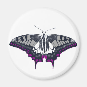 Asexual Flag Swallowtail Butterfly Magneet