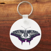 Asexual Flag Swallowtail Butterfly Sleutelhanger (Voorkant)