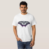 Asexual Flag Swallowtail Butterfly T-shirt (Voorkant volledig)