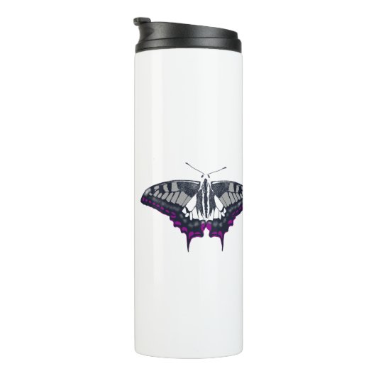 Asexual Flag Swallowtail Butterfly Thermosbeker (Geroteerd rechts)