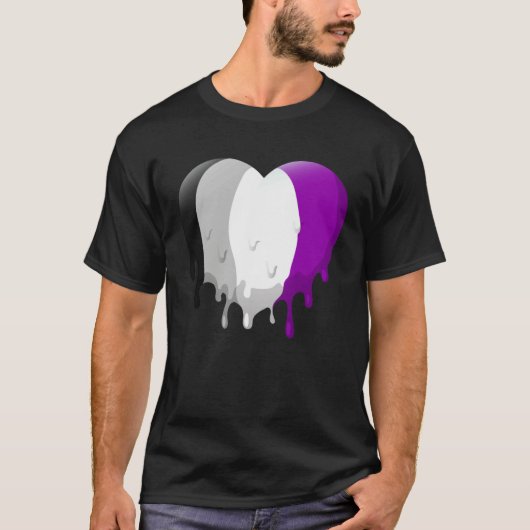 Asexual Heart T-shirt (Voorkant)
