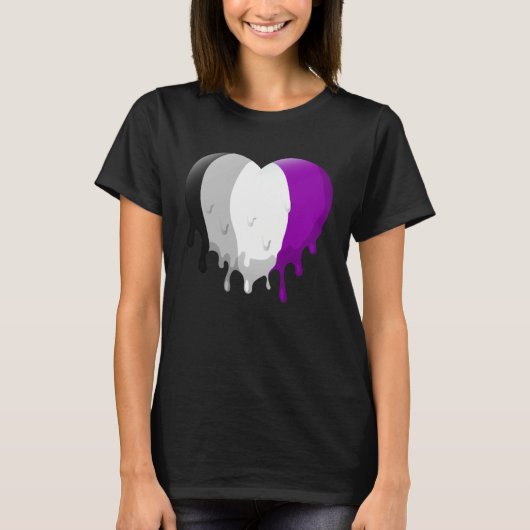 Asexual Heart T-shirt (Voorkant)