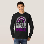 Asexual Homoromantic Awkward Asexual Pride Bohemia T-shirt (Voorkant volledig)