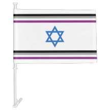 Asexual Israel Pride Flag Small
