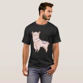 Asexual Llama Leuke Dier LGBTQIA Alpaca Ace Pride T-shirt (Voorkant volledig)