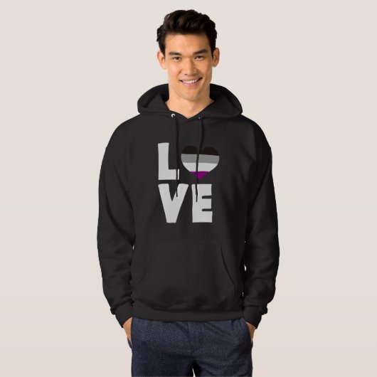 Asexual Love  1 Hoodie (Voorkant volledig)