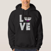 Asexual Love  1 Hoodie (Voorkant)