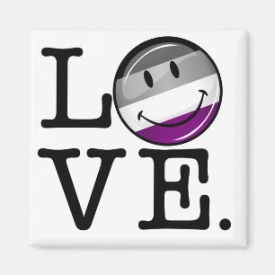 Asexual Love Pride Flag Magneet