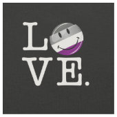 Asexual Love Pride Flag Stof (Close Up)