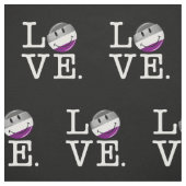 Asexual Love Pride Flag Stof (Swatch)