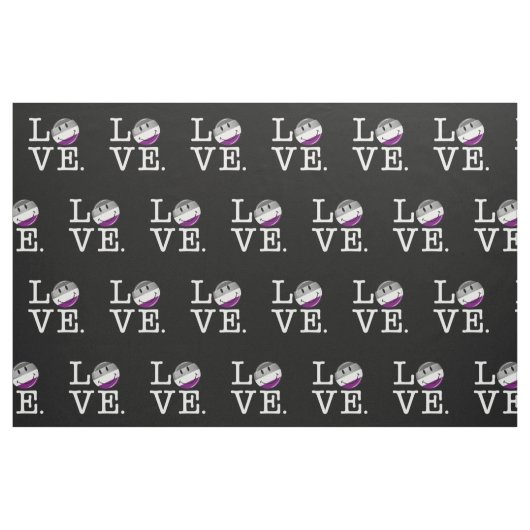Asexual Love Pride Flag Stof (Fat Quarter)