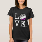 Asexual Love Pride Flag T-shirt (Voorkant)