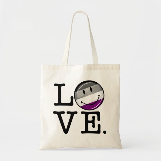 Asexual Love Pride Flag Tote Bag (Voorkant)