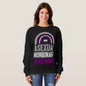 Asexual Nonbinary Awkward Asexual Pride Bohemian R Trui (Voorkant volledig)