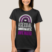 Asexual Omniromantic Awkward Asexual Pride Bohemia T-shirt (Voorkant)