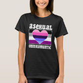 Asexual Omniromantic Pride Flag Cute  Ace Aestheti T-shirt (Voorkant)