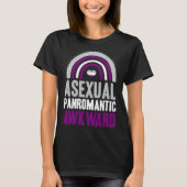 Asexual Panromantic Awkward Asexual Pride Bohemian T-shirt (Voorkant)