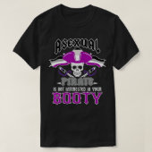 Asexual Pirate Asexual Pride T-shirt (Design voorkant)