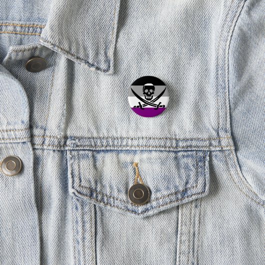 Asexual Pirate Flag Button (In situ)
