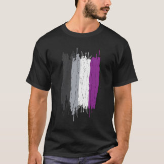 Asexual Pride Art LGBTqia mensen respecteren pro T-shirt