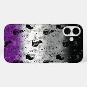 Asexual Pride Black Cat - Mystical Witchy Case-Mate iPhone Case (Achterkant (horizontaal))