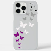 Asexual Pride Butterfly Trail Case-Mate iPhone Case (Achterkant)