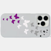 Asexual Pride Butterfly Trail Case-Mate iPhone Case (Achterkant (horizontaal))