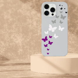 Asexual Pride Butterfly Trail iPhone 16 Pro Max Hoesje