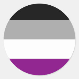 Asexual Pride Circle Sticker