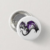 Asexual Pride Dragon Ronde Button 3,2 Cm (Voorkant /achterkant)