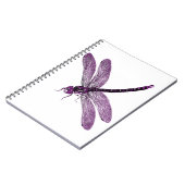 Asexual Pride Dragonfly Art Notitieboek (Linkerzijde)