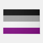 Asexual Pride Flag (Ace) (Asexualiteit) Deurmat (Voorkant)