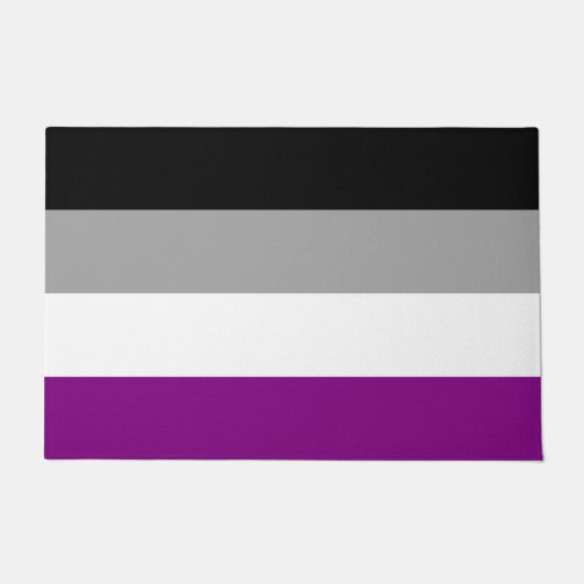 Asexual Pride Flag (Ace) (Asexualiteit) Deurmat (Voorkant)