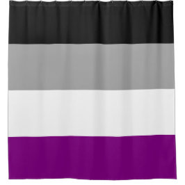 Asexual Pride Flag (Ace) (Asexualiteit) Douchegordijn