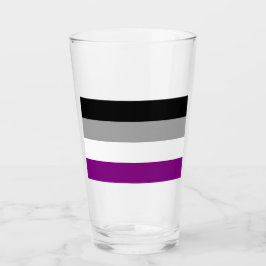Asexual Pride Flag (Ace) (Asexualiteit) Glas