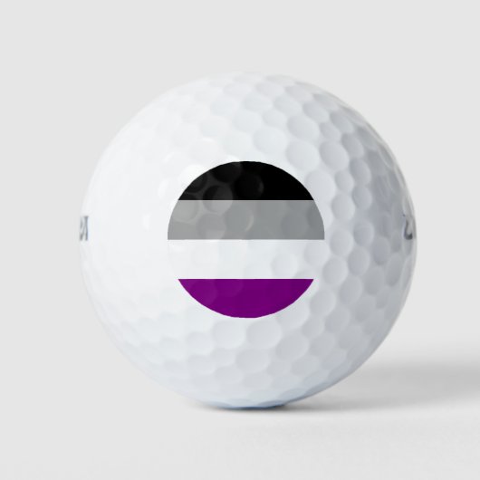 Asexual Pride Flag (Ace) (Asexualiteit) Golfballen (Voorkant)