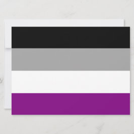 Asexual Pride Flag (Ace) (Asexualiteit) Kaart