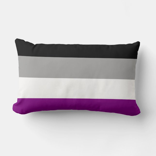 Asexual Pride Flag (Ace) (Asexualiteit) Kussen (Voorkant)