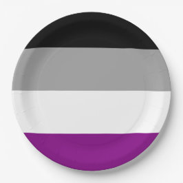 Asexual Pride Flag (Ace) (Asexualiteit) Papieren Bordje