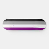 Asexual Pride Flag (Ace) (Asexualiteit) Persoonlijk Skateboard (Horizontaal)