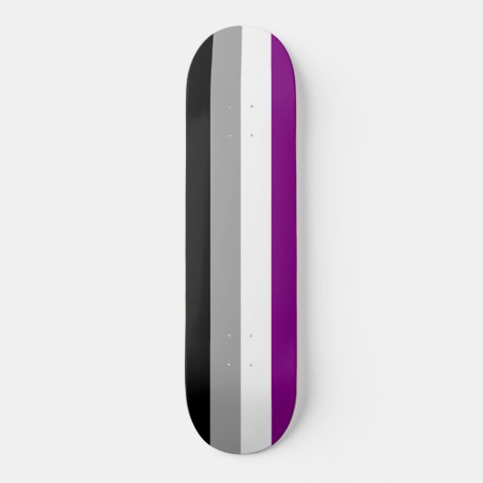 Asexual Pride Flag (Ace) (Asexualiteit) Persoonlijk Skateboard (Voorkant)