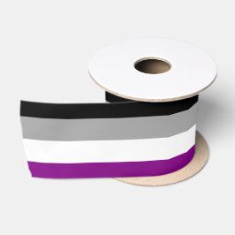 Asexual Pride Flag (Ace) (Asexualiteit) Satijnen Lint