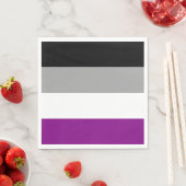 Asexual Pride Flag (Ace) (Asexualiteit) Servet (Insitu)