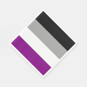 Asexual Pride Flag (Ace) (Asexualiteit) Servet (Hoek)