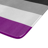 Asexual Pride Flag (Ace) (Asexualiteit) Snijplank (Hoek)