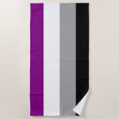 Asexual Pride Flag (Ace) (Asexualiteit) Strandlaken (Voorkant)