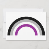 Asexual Pride Flag Kaart (Voorkant)