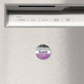 Asexual pride flag magnet (Insitu (Vaatwasser))